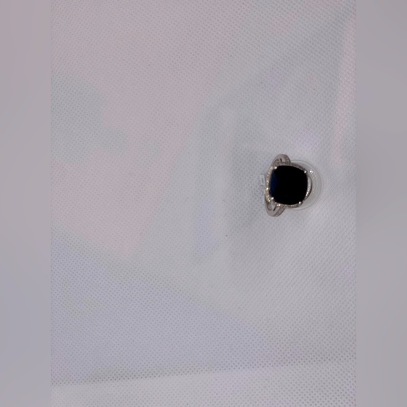 Black Onyx diamond ring - Picture 8 of 9